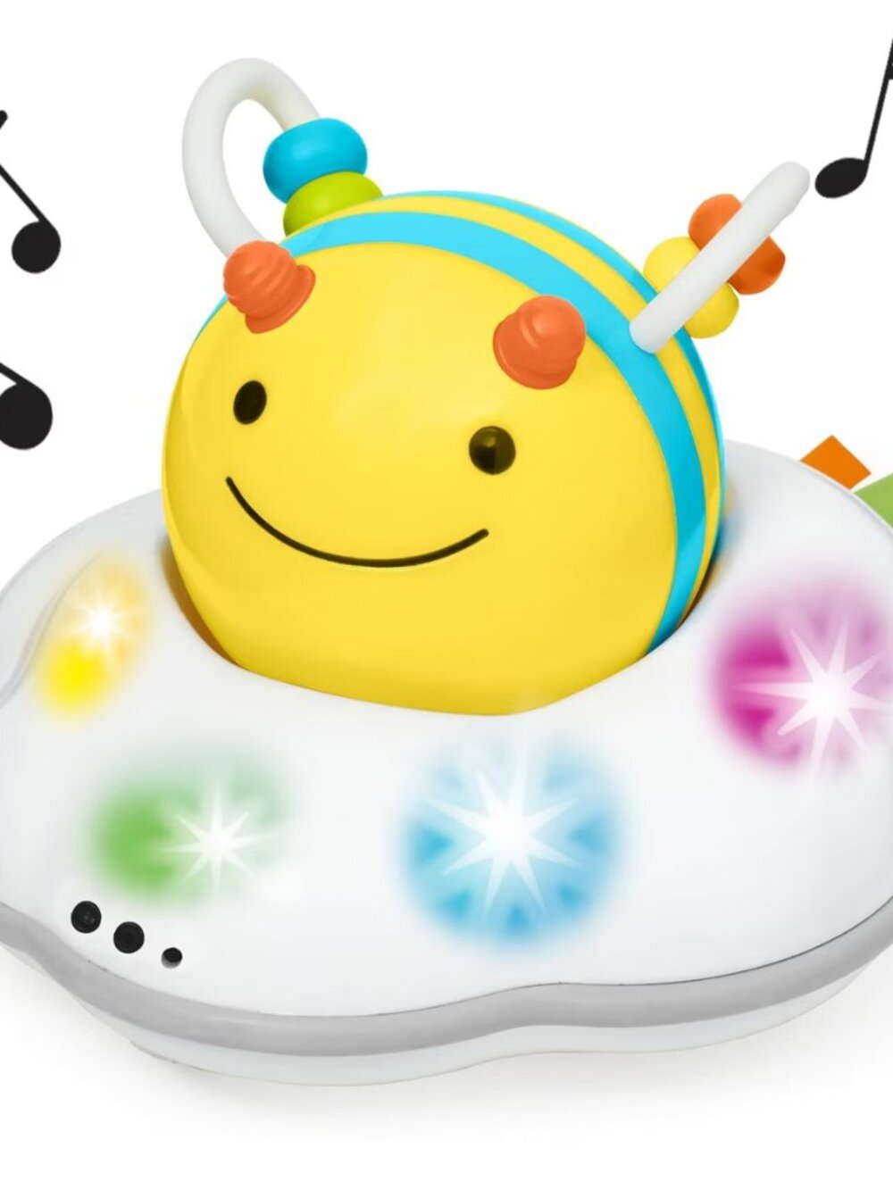 Skip Hop Follow-Me Bee Crawl Toy 3-Stage Musical Developmental Baby Toy WORKS